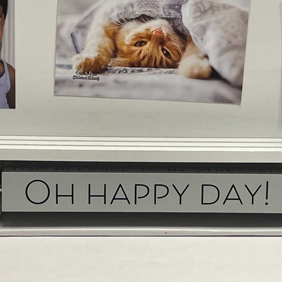 Spin Quotes 6 Clip Wall Collage Picture Frame 16.5"x15"x2.5" Holds 6 Picture NEW - Picture 9 of 13